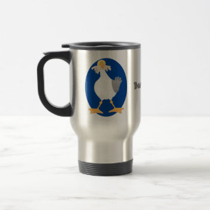 Mug De Voyage Mouette drôle avec frites dessin animé