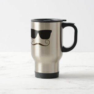 Mug De Voyage Moustache pimpante