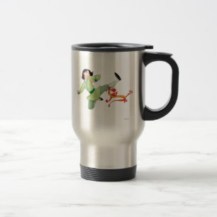 Mug De Voyage Mulan et Mushu Kicking