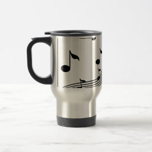 Mug De Voyage Musique à motif sonore