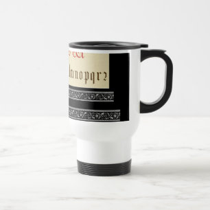 Mug De Voyage Musique Alphabet