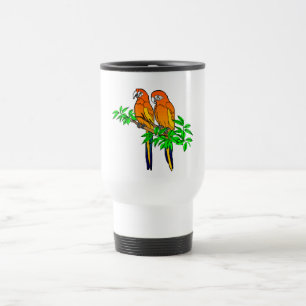 Mug De Voyage Musique de perroquet
