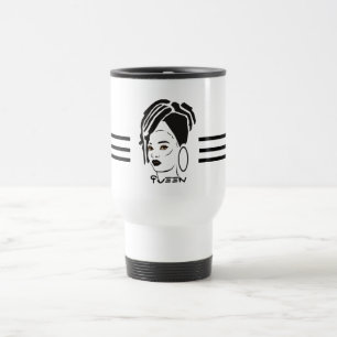 Mug De Voyage Musique de voyage de la reine africaine cool