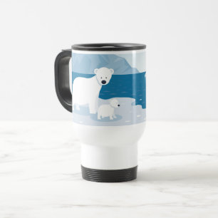 Mug De Voyage Musique de voyage de l'ours polaire