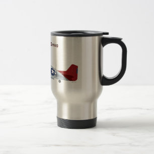 Mug De Voyage Mustang rouge de la queue P-51D du groupe du