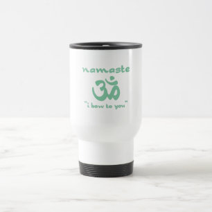 Mug De Voyage Namaste - Je vous salue (en vert)