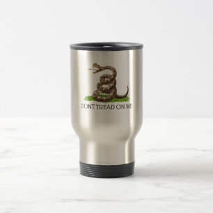 Mug De Voyage Ne marchez pas sur moi le drapeau de révolution