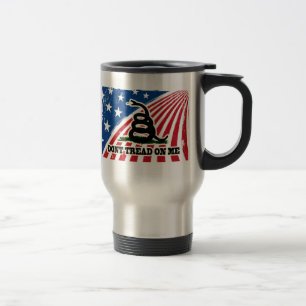 Mug De Voyage Ne marchez pas sur moi patriote
