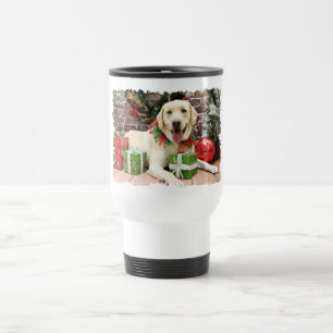 Mug De Voyage Noël - Labrador jaune - Strider