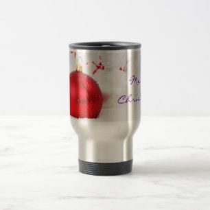 Mug De Voyage Noël Rouge et blanc Joyeux Noël III