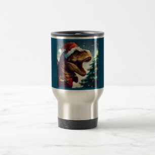 Mug De Voyage Noël T-Rex 1