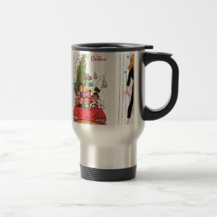 Mug De Voyage Noël vintage rockabilly