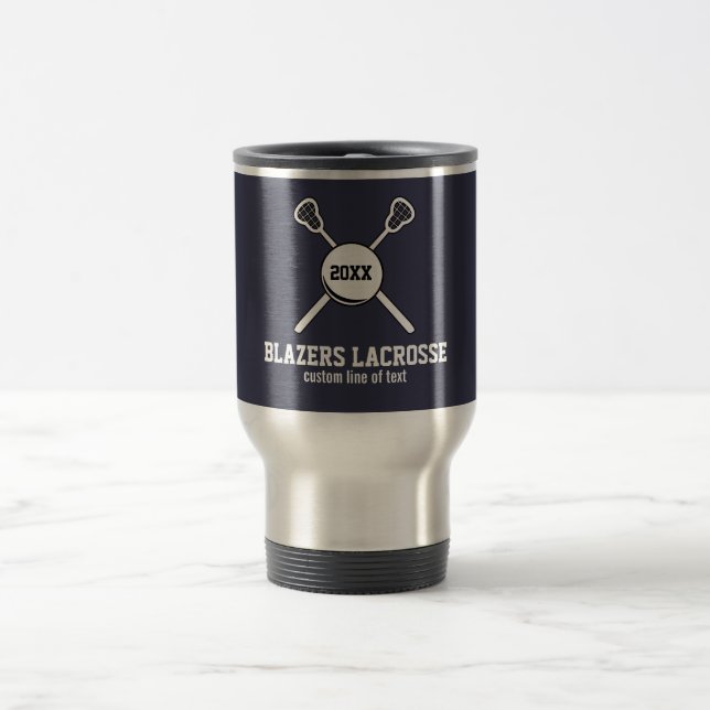 Mug De Voyage Nom fait sur commande d'équipe de bâton de (Centre)