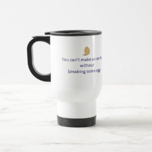Mug De Voyage Nom omelette personnalisé