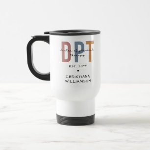 Mug De Voyage Nom personnalisé DPT Doctor of Physical Therapy