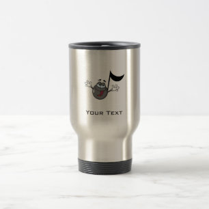 Mug De Voyage Note de musique de bande dessinée ; Arrière - pl