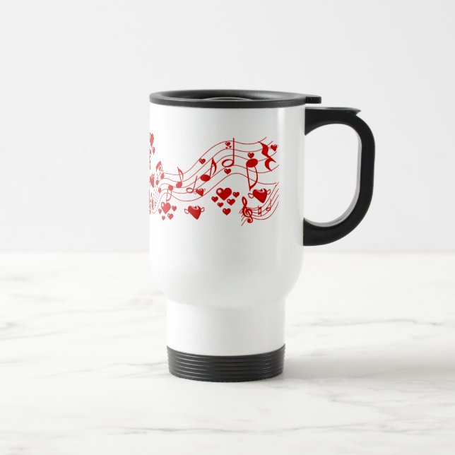 Mug De Voyage Notes d'amour_ (Droite)
