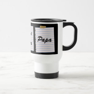 Mug De Voyage Notes d'amour pour le papa
