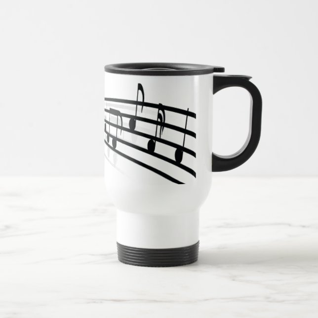 Mug De Voyage Notes de musique (Droite)
