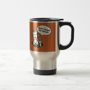 Mug De Voyage N'oubliez pas le lard ! Conception de lard