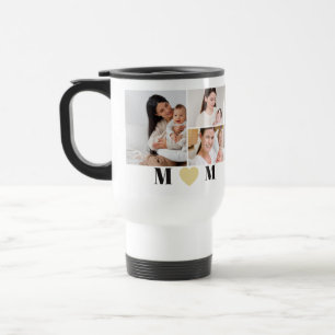 Mug De Voyage Nous vous aimons Maman Collage de photos personnal