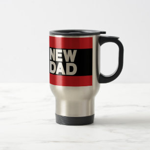 Mug De Voyage Nouveau rouge d'atterrisseur de papa