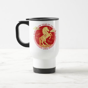 Mug De Voyage Nouvel An Chinois Né dans l'Année du Cheval