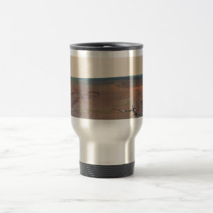 Mug De Voyage Occasion de Mars Rover de panorama d'asile de