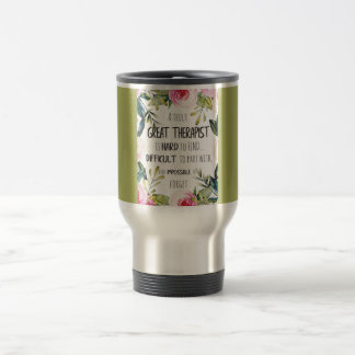 Mug De Voyage Offre de Merci-cadeau d'appréciation du thérapeute