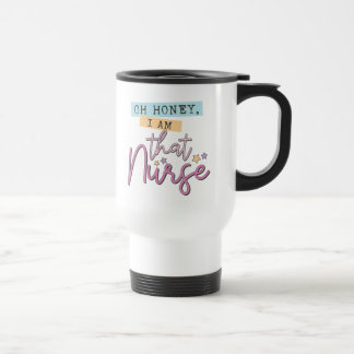 Mug De Voyage Oh mon chéri, je suis cette infirmière - Retro Sty
