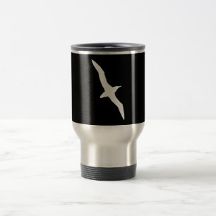 Mug De Voyage Oiseau blanc d'albatros en vol