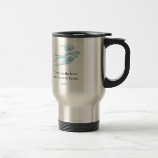 Mug De Voyage Oiseau bleu vintage