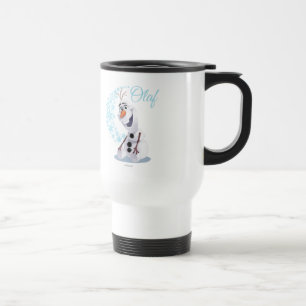 Mug De Voyage Olaf Vague de flocons de neige