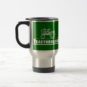 Mug De Voyage Ologiste de Tracteur vert