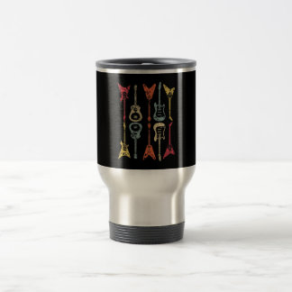 Mug De Voyage Onglet de guitare Retro Vintage pour Guitaristes B