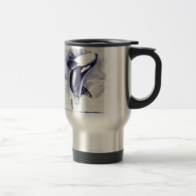 Mug De Voyage Orca Breaching (Droit)