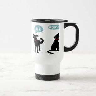 Mug De Voyage Ouah Ouah Arf Woooo
