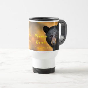 Mug De Voyage Ours de Yellowstone Voyage Mug-Mama Ours