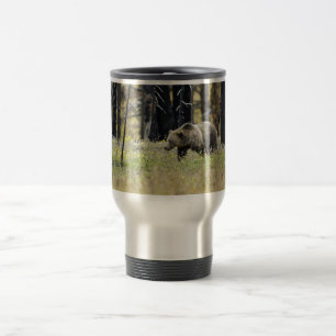 Mug De Voyage Ours gris dans le domaine au parc national de
