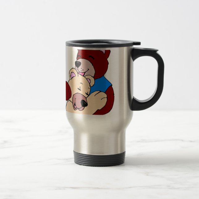 Mug De Voyage Ours Mignons (Droit)