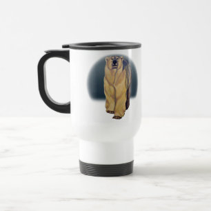 Mug De Voyage Ours Polaire Art Voyage Musique Faune Art Bear Cup