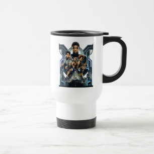 Mug De Voyage Panthère noire Caractères sur Wakanda