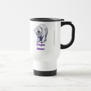 Mug De Voyage Papa Bear Ours Polaire Voyage Mug