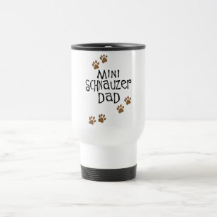 Mug De Voyage Papa de Schnauzer miniature