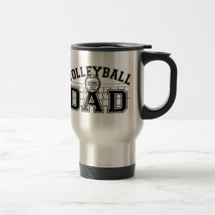 Mug De Voyage Papa de volleyball