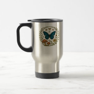Mug De Voyage Papillon Goblincore Fairycore Botanique Vêtements 