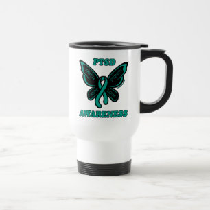 Mug De Voyage Papillon/sensibilisation...TSPT Voyage Mug