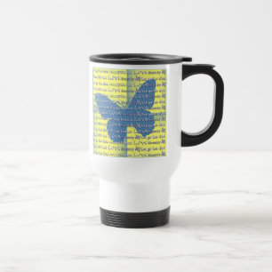 Mug De Voyage Papillon Slogan
