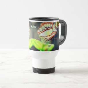 Mug De Voyage Papillon visage nature personnalisée