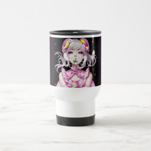 Mug De Voyage Pâques/printemps Anime fille